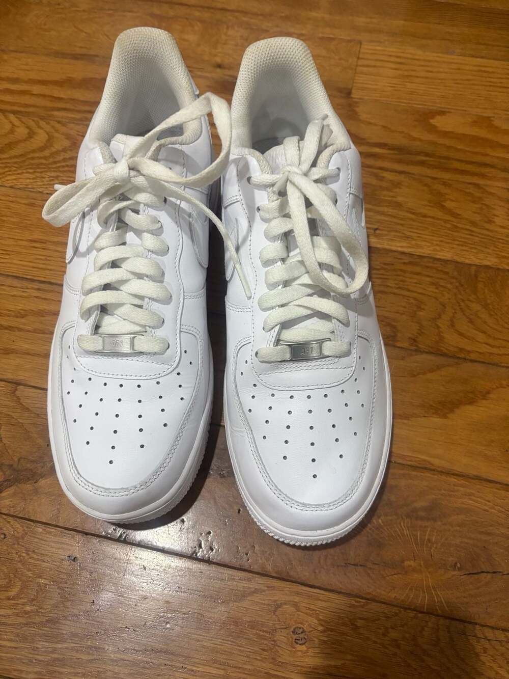 Nike Air Force 1 Low Triple White Sneakers
 Size 10.5